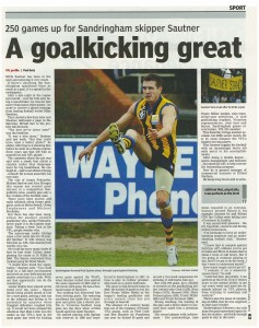 A goalkicking great   