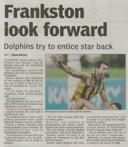 Frankston look forward   